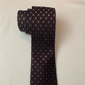 Ike Behar woven silk tie
